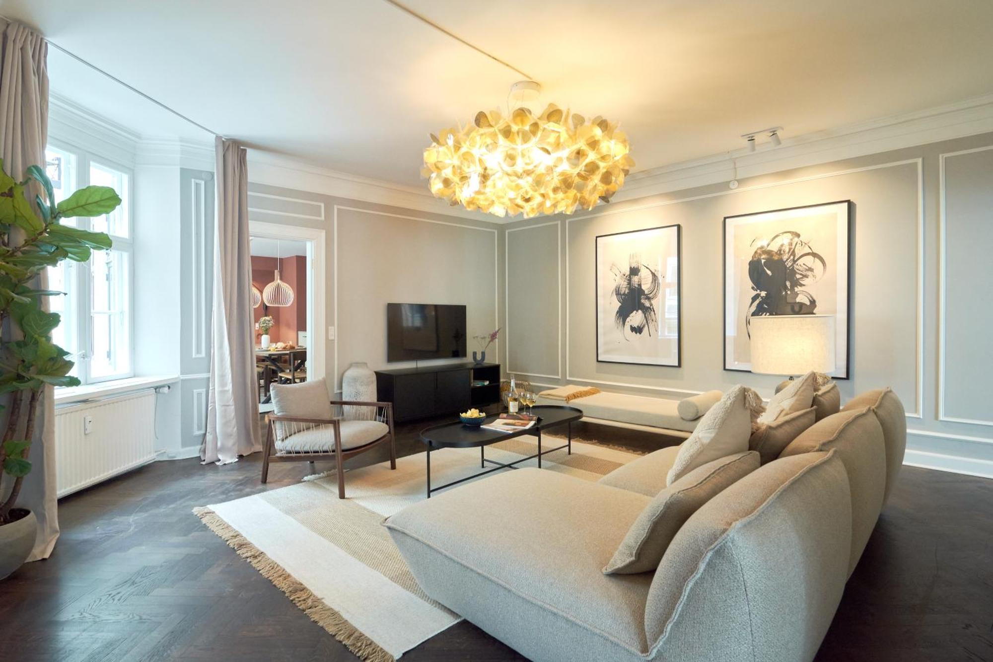 Stylish Spacious Apartment W 3Br In Copenhagen City Luaran gambar